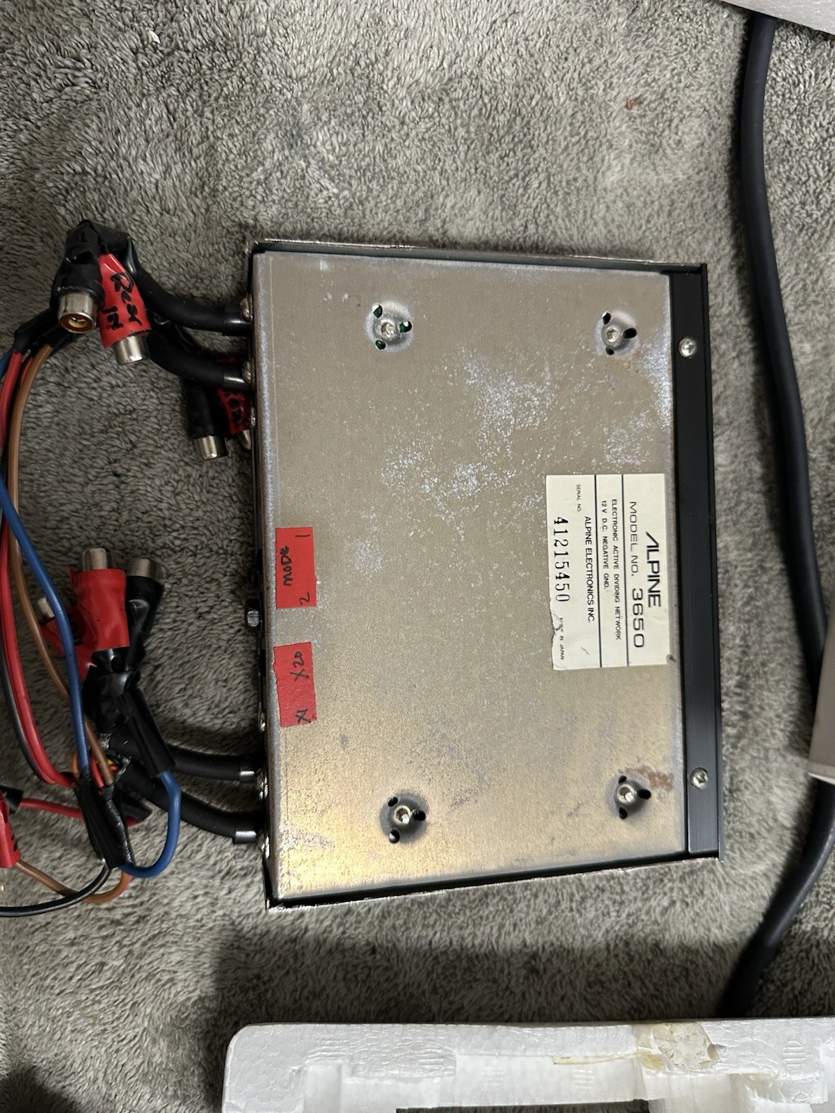 ALPINE Electronic Active Dividing Network Model 3650 Old School