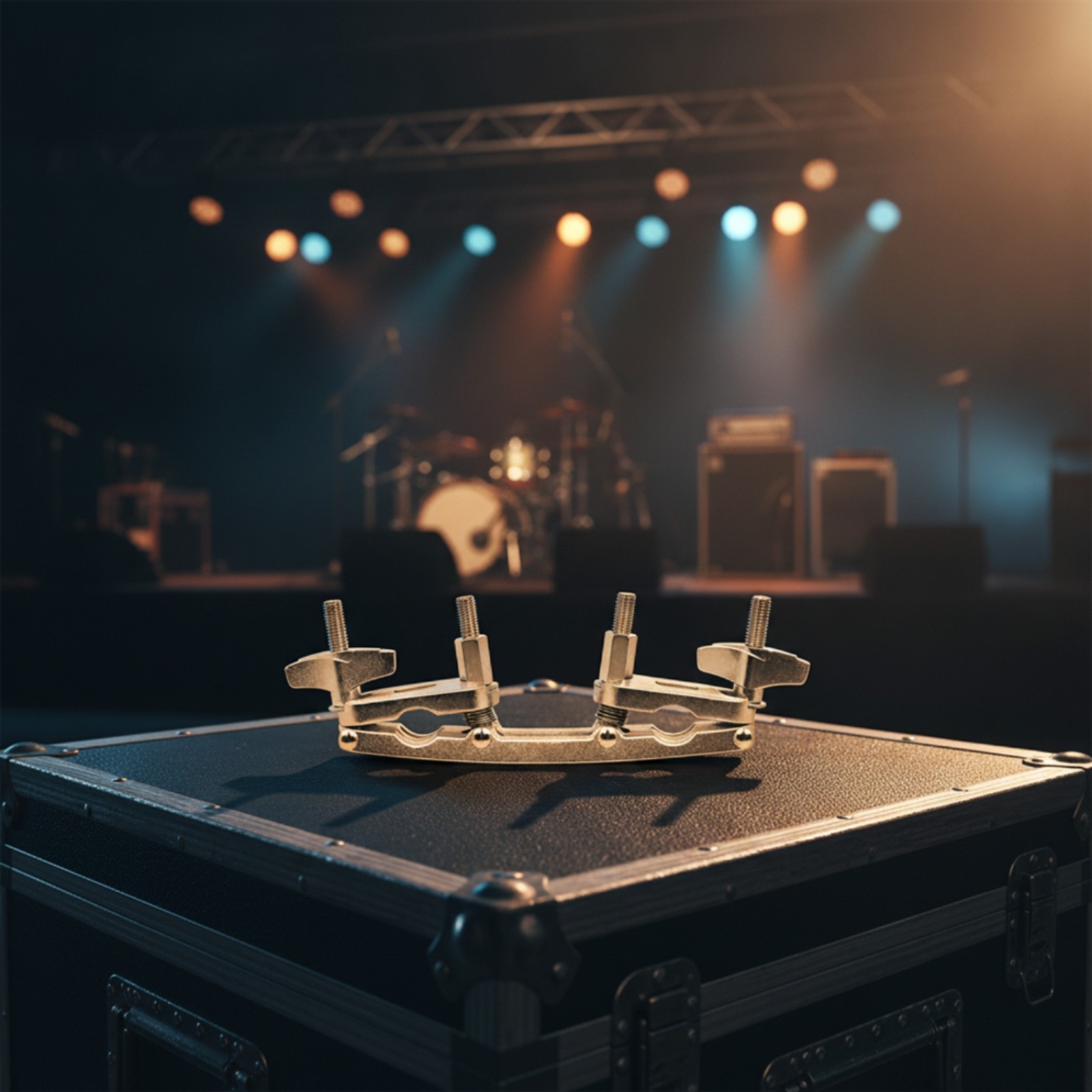 Drum Rack Extension Clamp Adjustable Hardware Silver-platedPlated