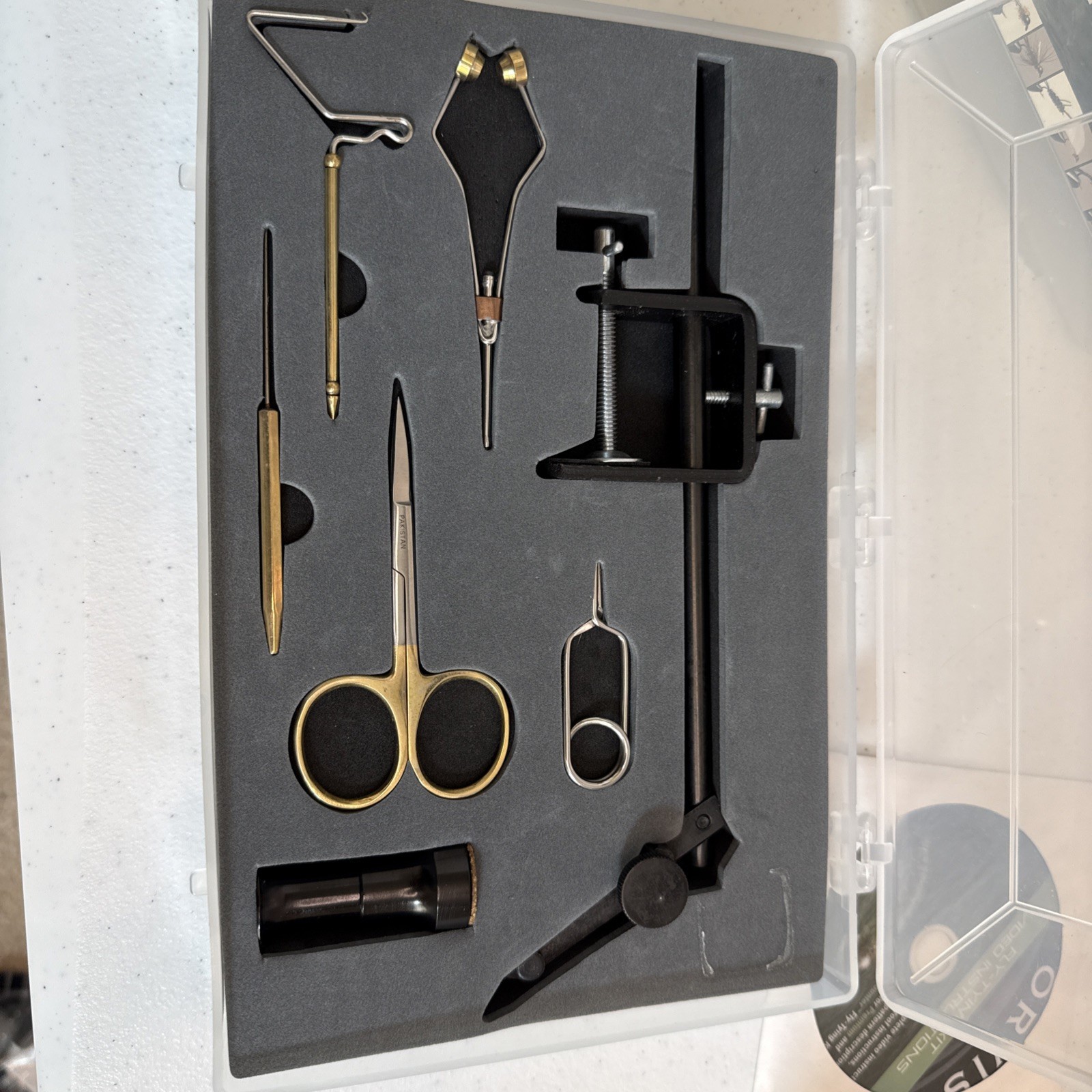 Orvis Premium Fly Tying Kit Used- All Tools And Instruction Video Only🔥👀
