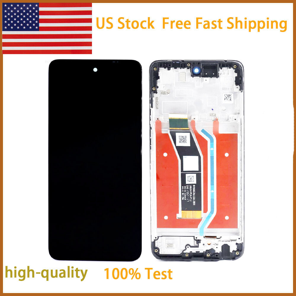 For Motorola Moto G 5G (2024) XT2417-1 XT2417 LCD Touch Screen Digitizer Frame