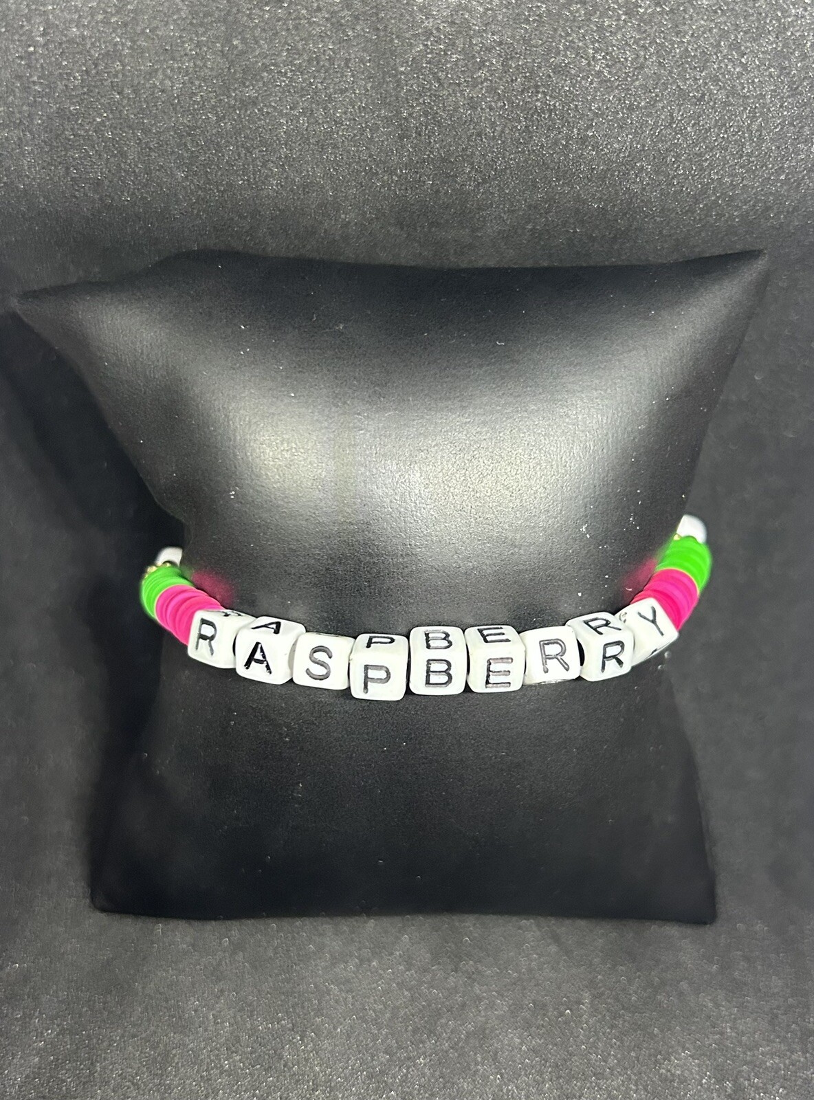 Raspberry (Strawberry Shortcake) Heishi Bracelet