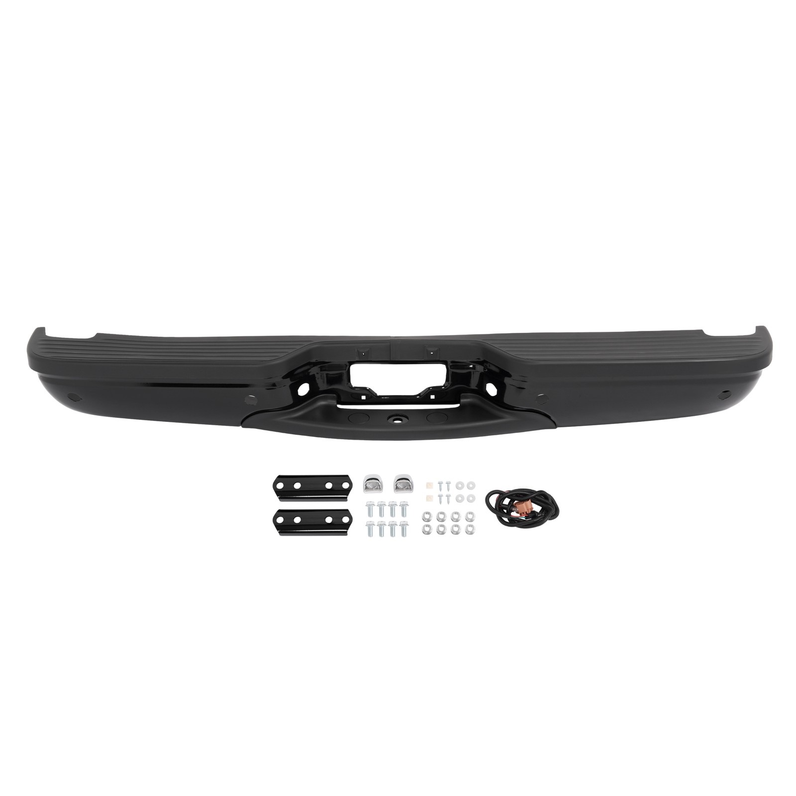 Rear Step Bumper For Ford Excursion 2000-2005 w/Rear Object Sensor Holes