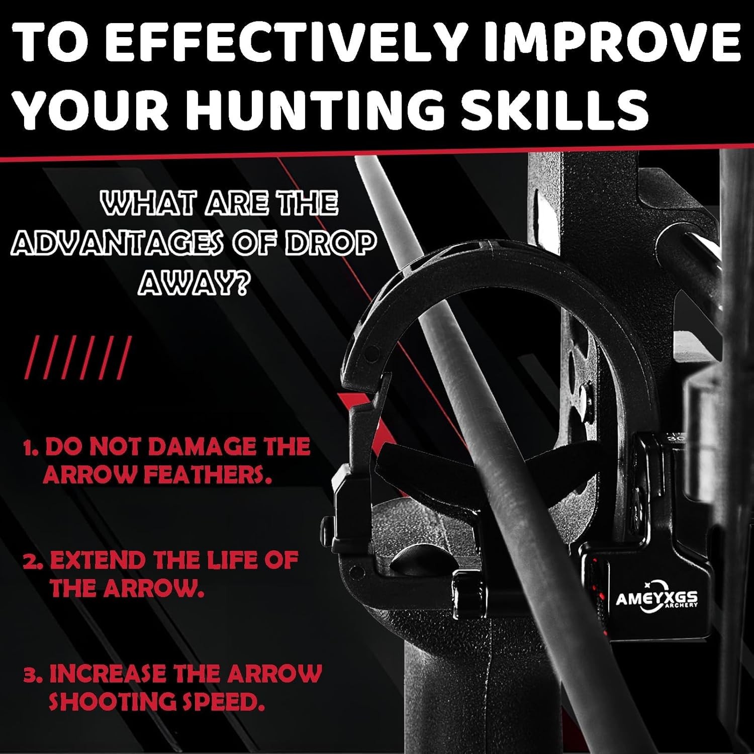Compound Bow Drop Away Arrow Rest Fall Micro Adjust Archery Hunting RH Left Hand