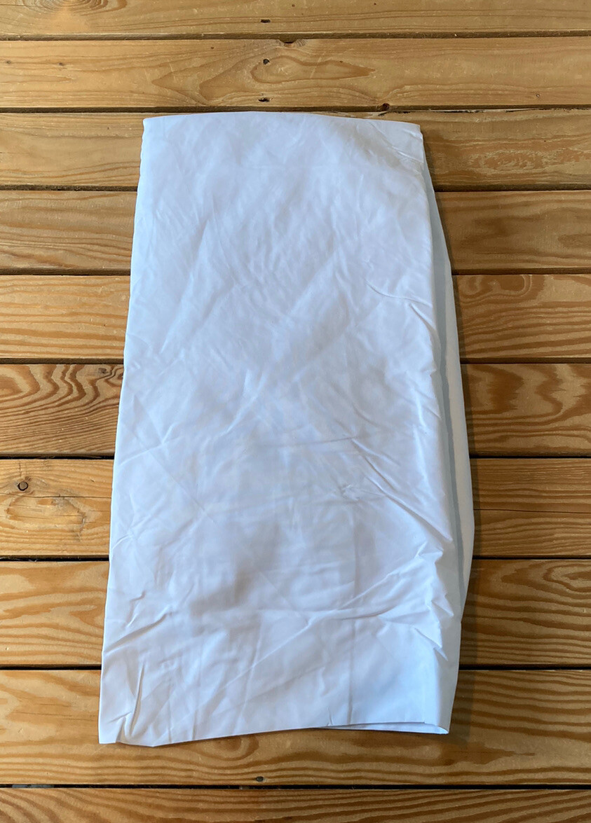 West Point NWOT 300 thread count flat sheet size 77x108 white Bsf