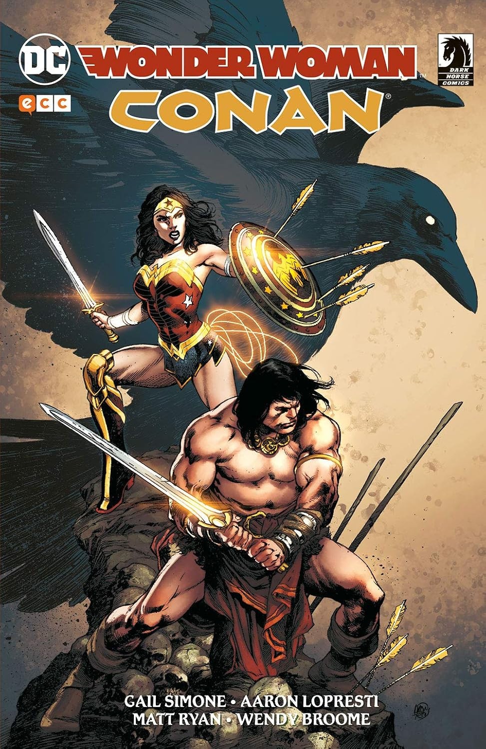 DC Comics Wonder Woman/Conan Hardcover Graphic Novel New, Sealed