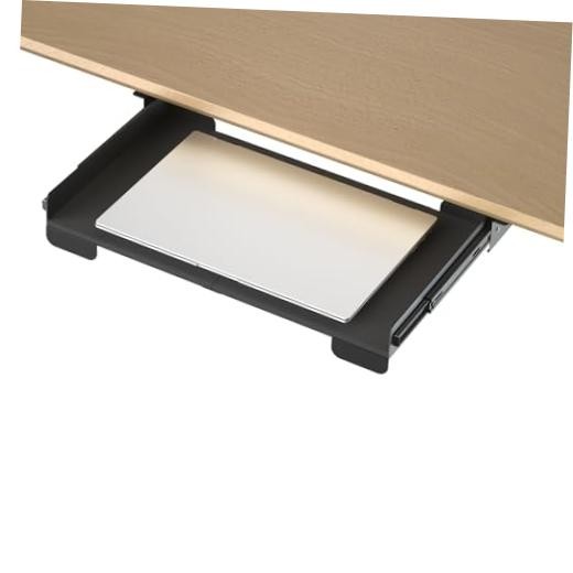 20 Inch Under Desk Mounted Sliding Loptop Drawer, Desktop 20 INCH WOOD