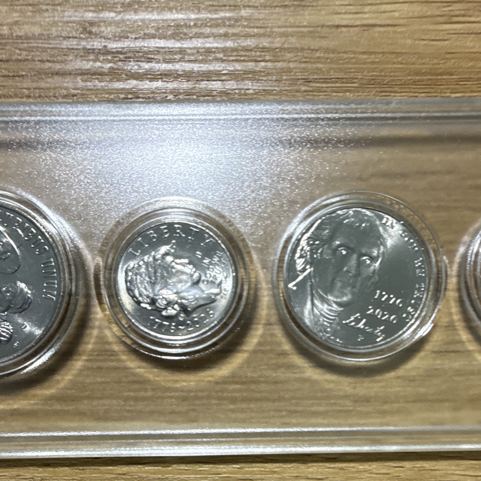 2026 Mint Set Uncirculated 5 Coins Plastic Holder Uncertified