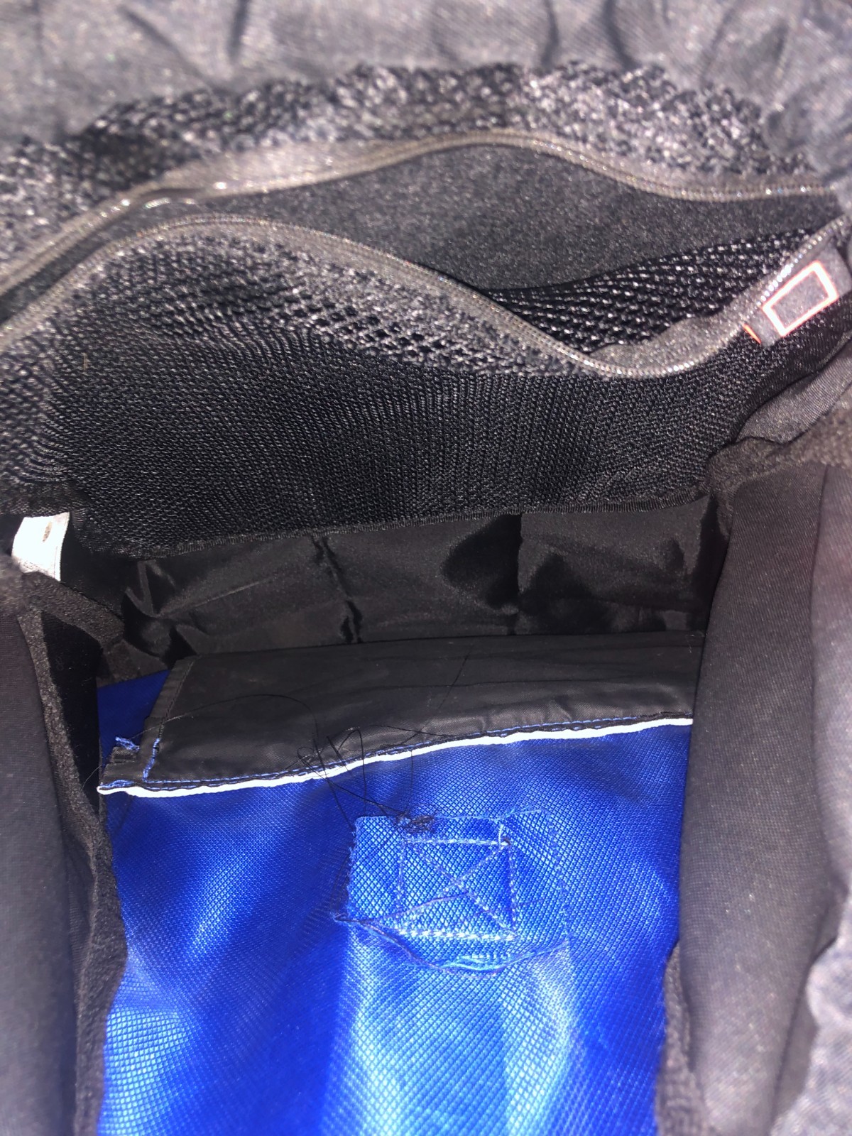 2015 Adidas Drawstring Backpack Gym Bag Blue Black & Lava Red Retro Unique