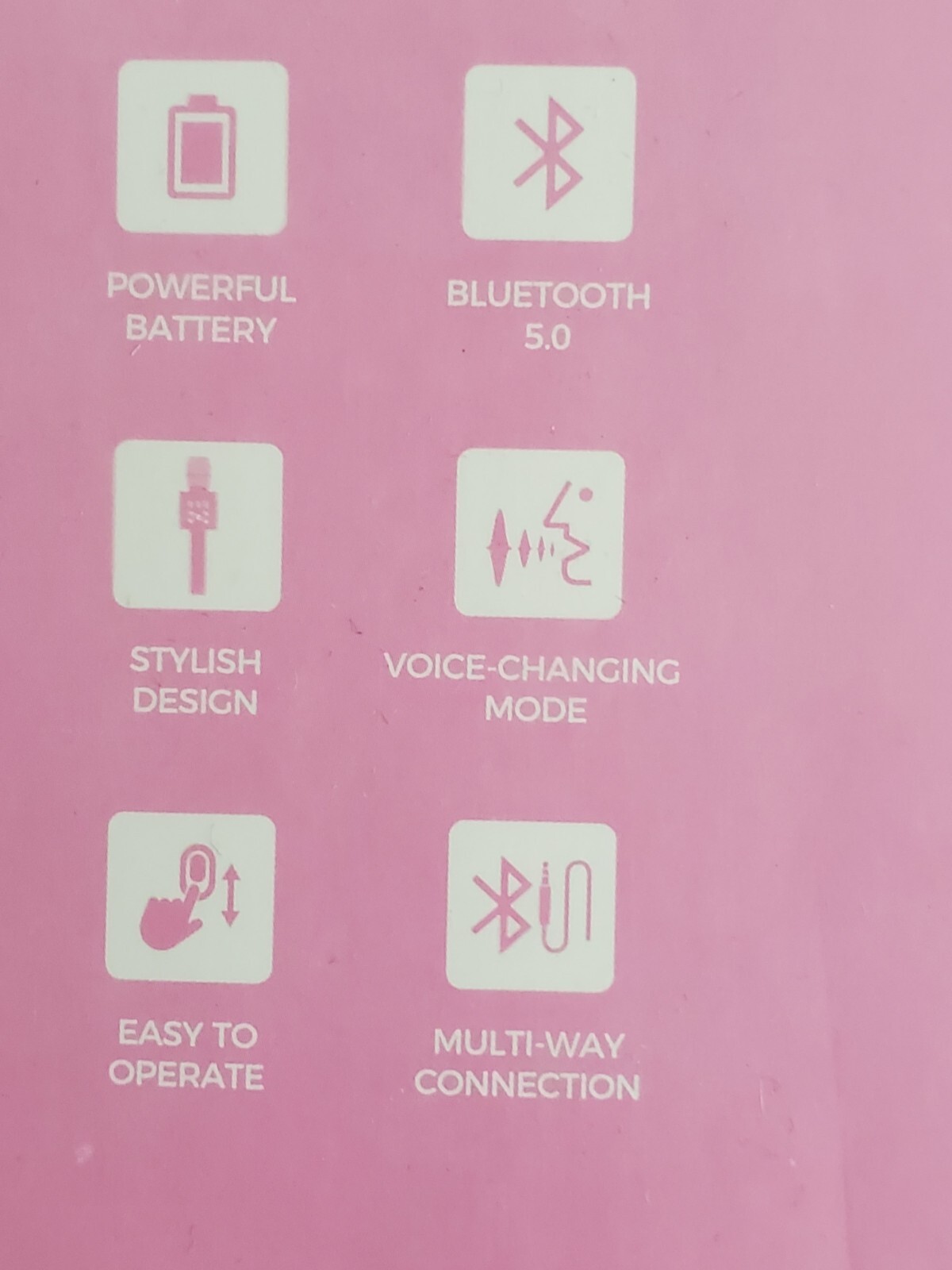 wireless bluetooth handheld karaoke microphone