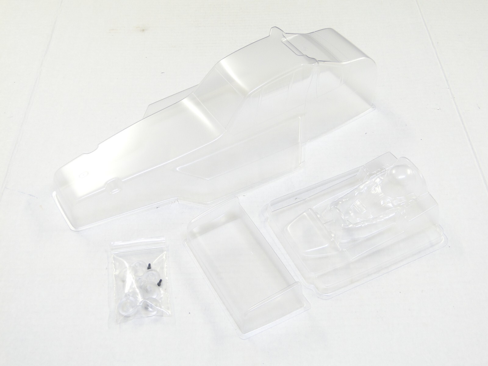 NEW ASSOCIATED RC10 RC10CC CLASSIC CLEAR EDITION Body Clear Set +Wing Driver AF6
