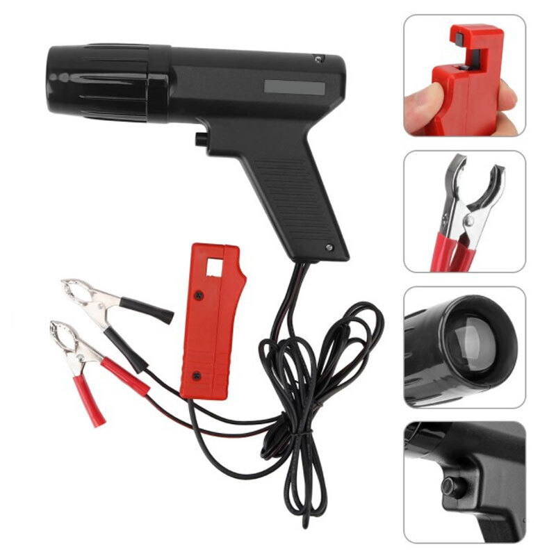 Car Petrol Engine Ignition Timing Detector Xenon Light Inductive Strobe Test