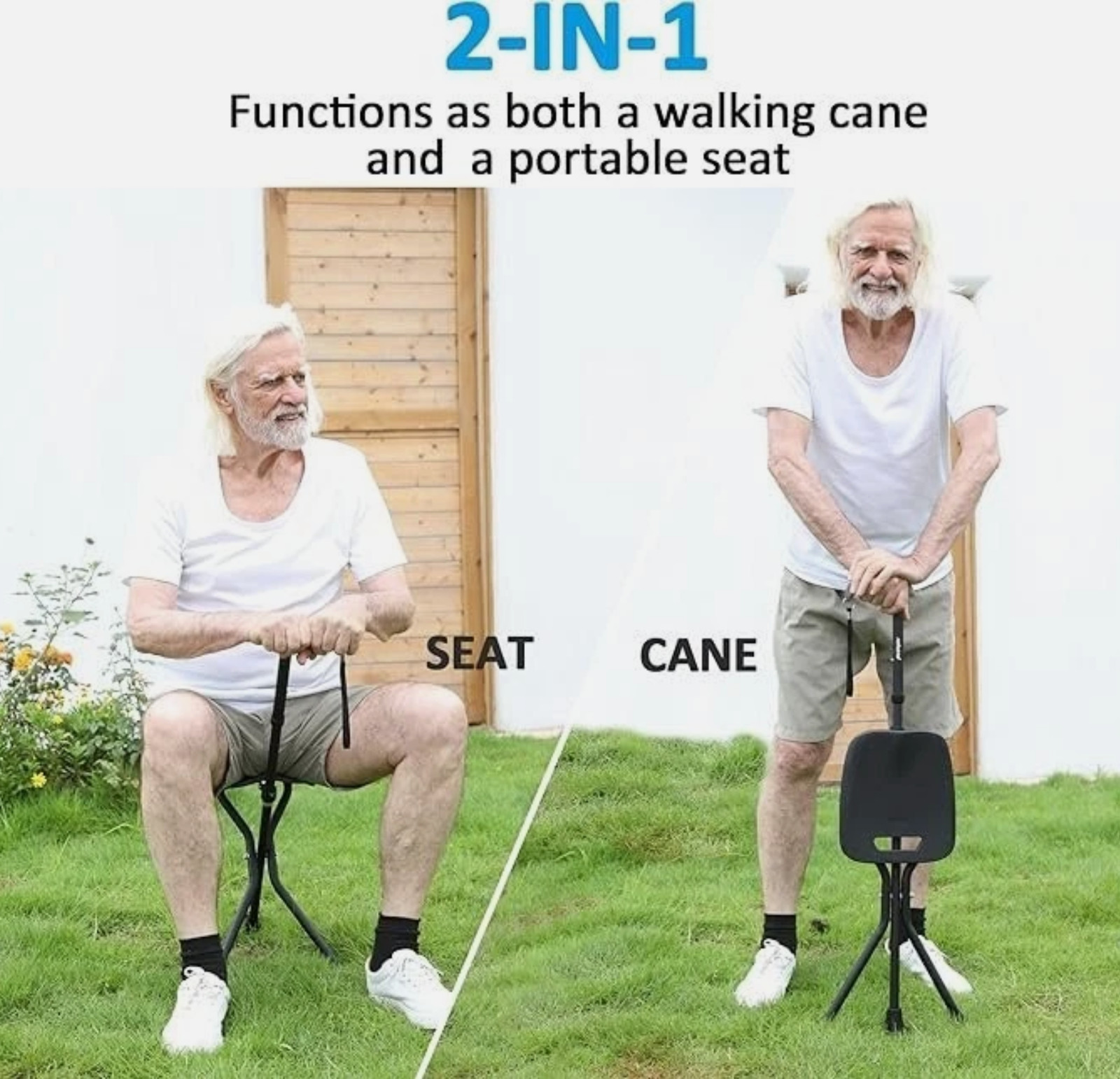 🆕 REHAND Foldable Walking Cane 🦯✨
