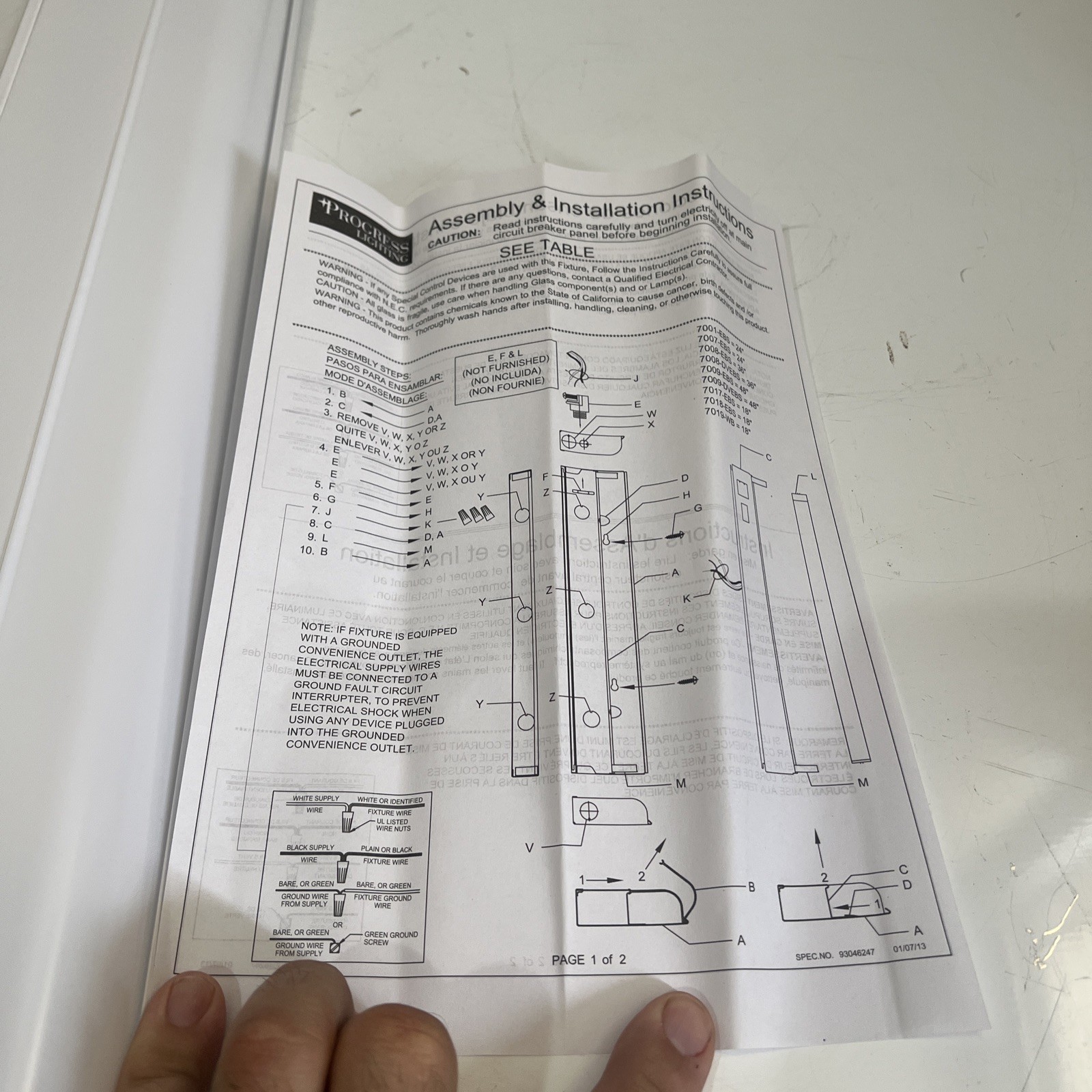 Progress Lighting 24” 4” Wide LED White Modern Linear Undercabiet Light Fixture