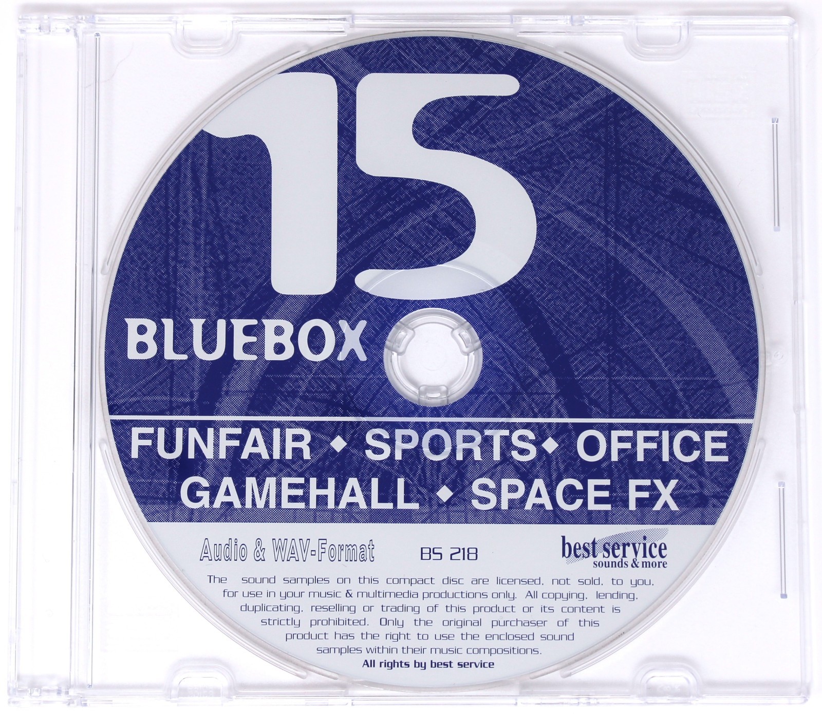 Best Service Blue Box Sound Effects Sample Library/Sampling 17 CD Set