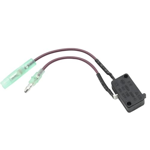 703-82540-00 Black Push Button Automatic Boat Motor Neutral Switch,