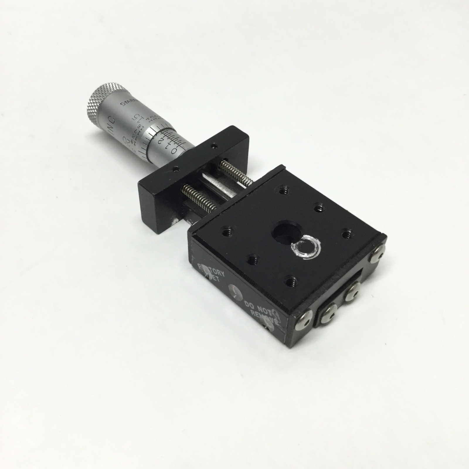 Edmund Optics 33-474 X-Axis Linear Ball Positioner Stage Table 1/2" Travel