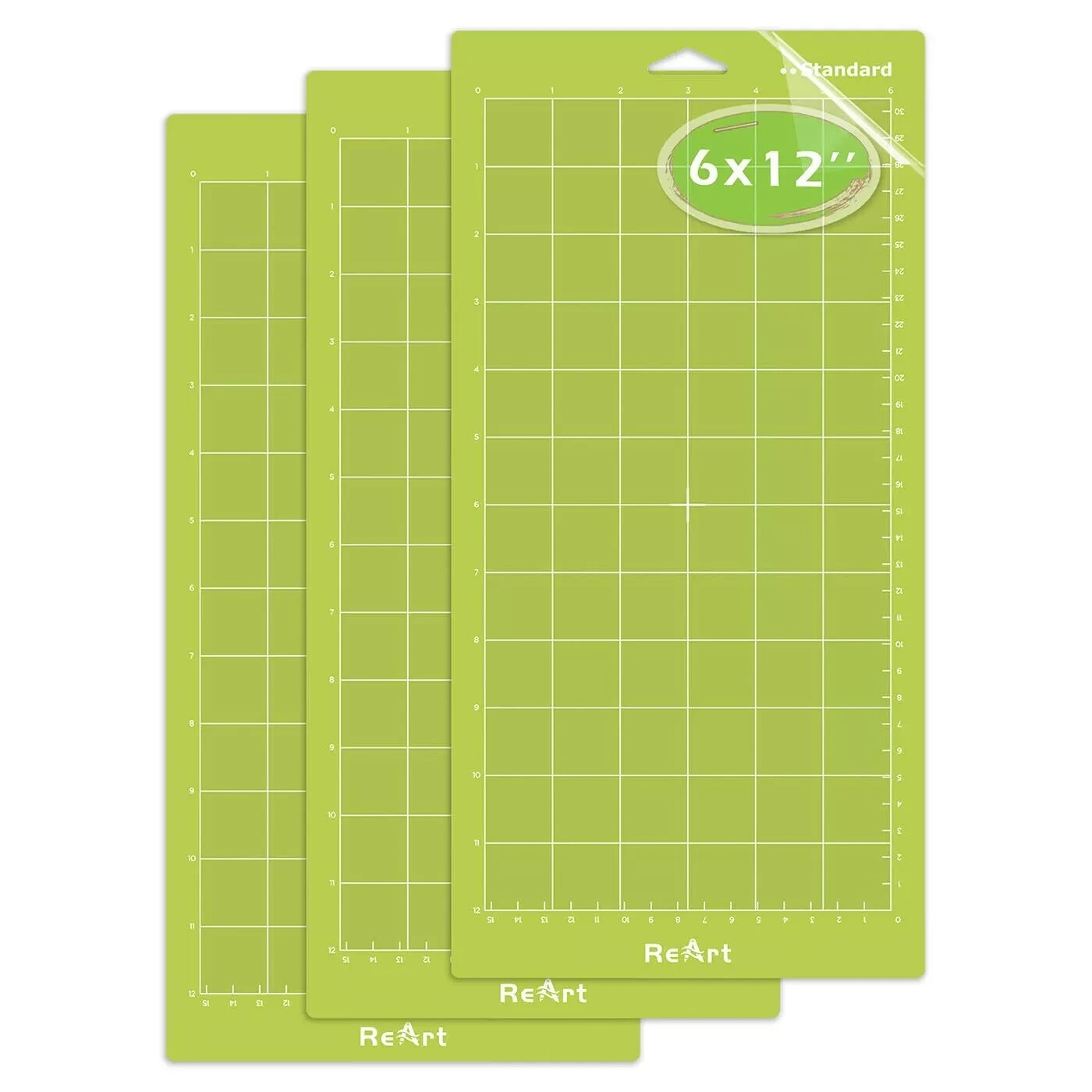 Standard Grip Adhesive Cutting Mat 6 x 12 Inch For Expression Machine - 3 Pack