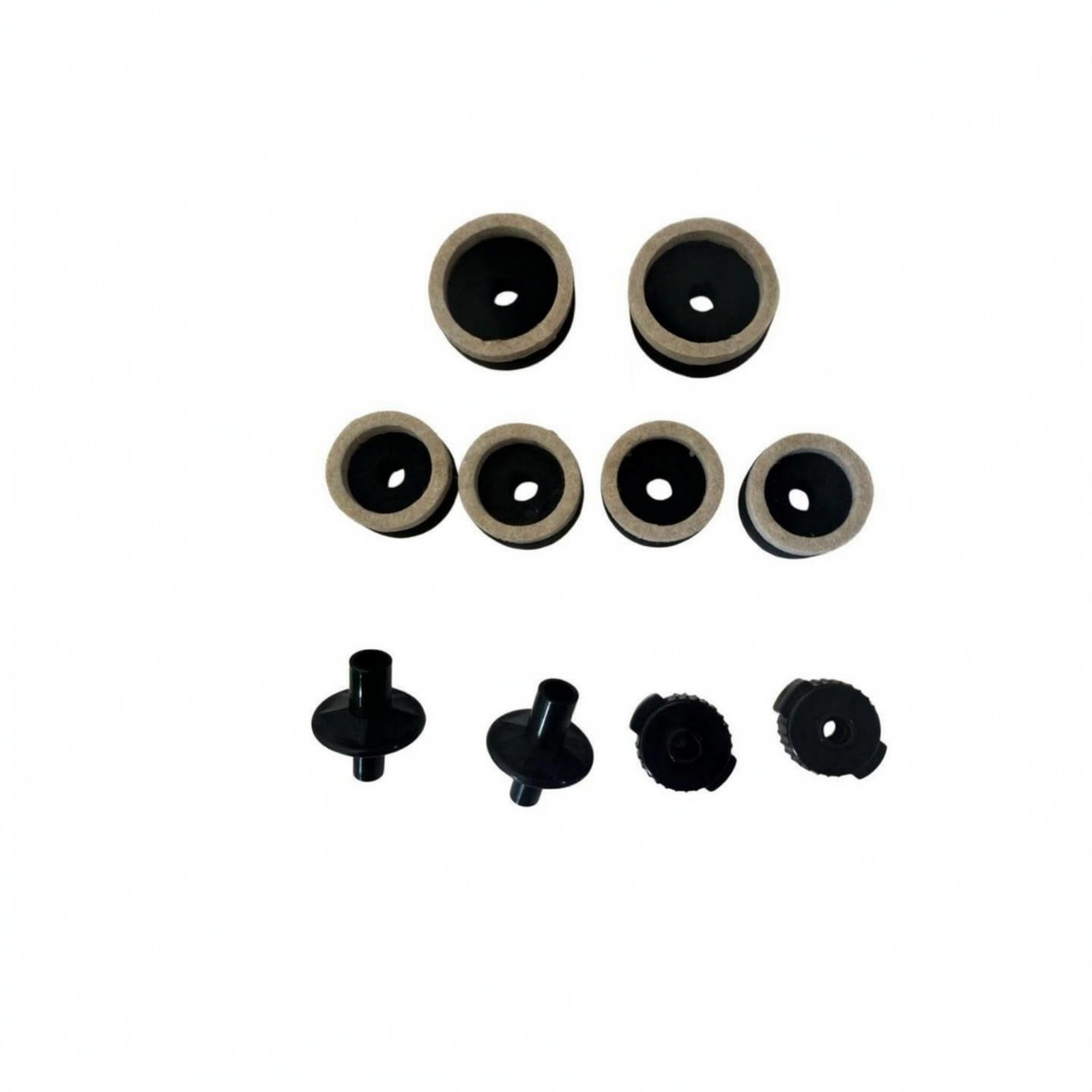 10 Pieces Cymbal Washer Set Central Hole Drum Stand Parts Kit Round Disc