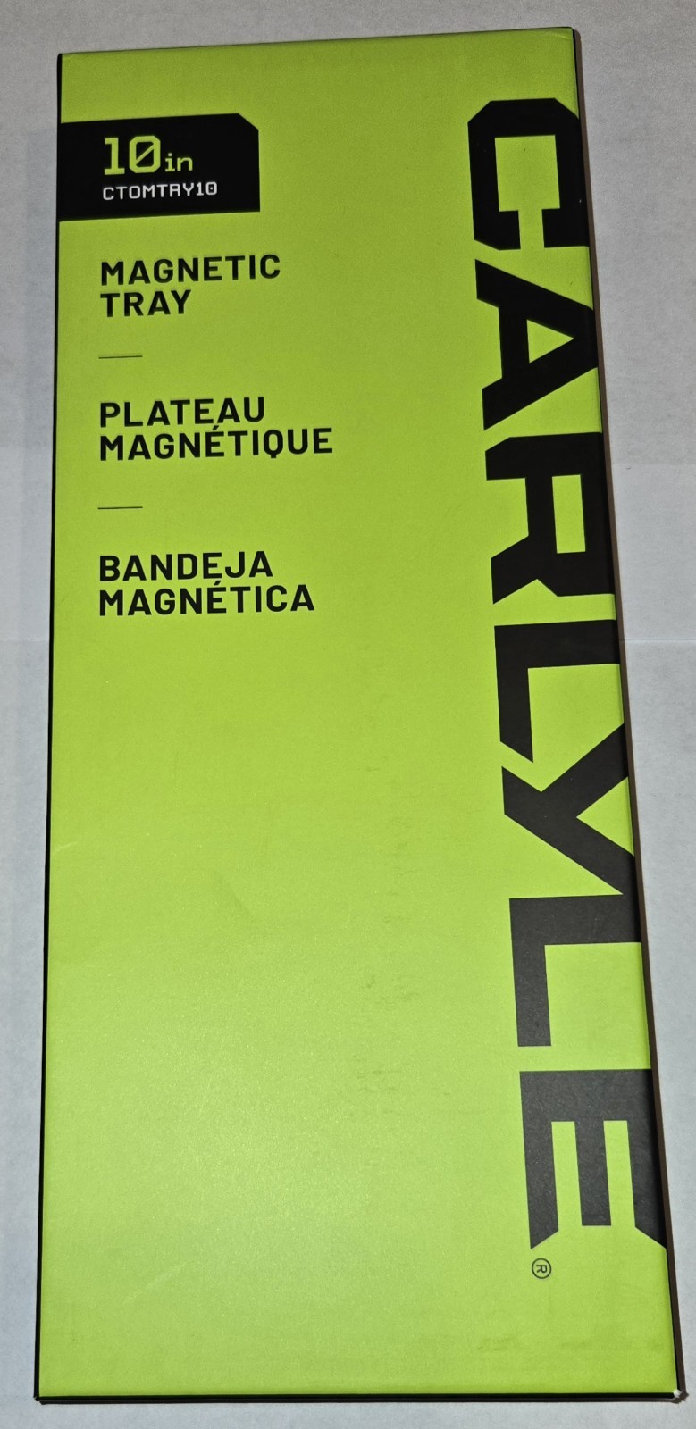 Carlyle 10 Inch Adjustable Magnetic Parts/Tool Tray New