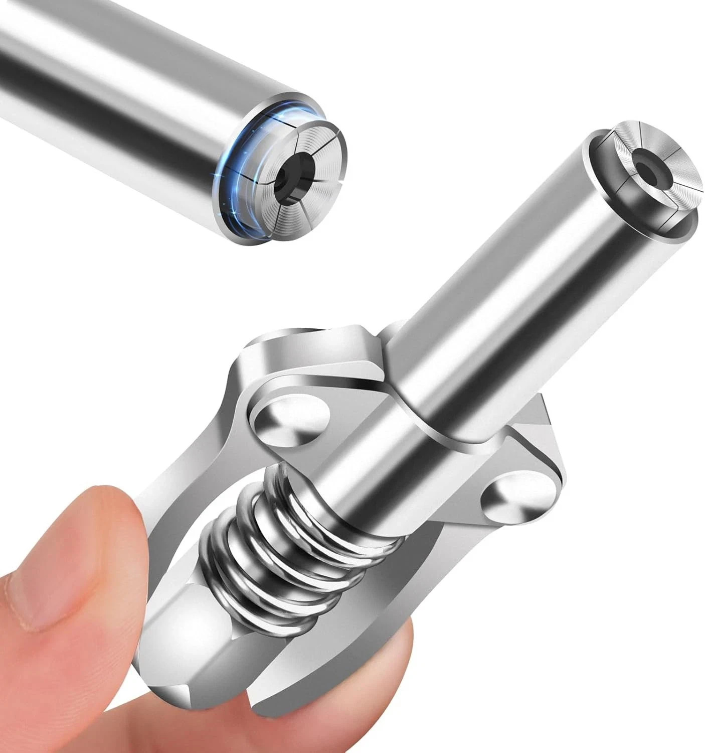 Grease Coupler Tips - Lock n Lube, Leak Proof 12000 PSI, Dual Handle, for 1/8" N