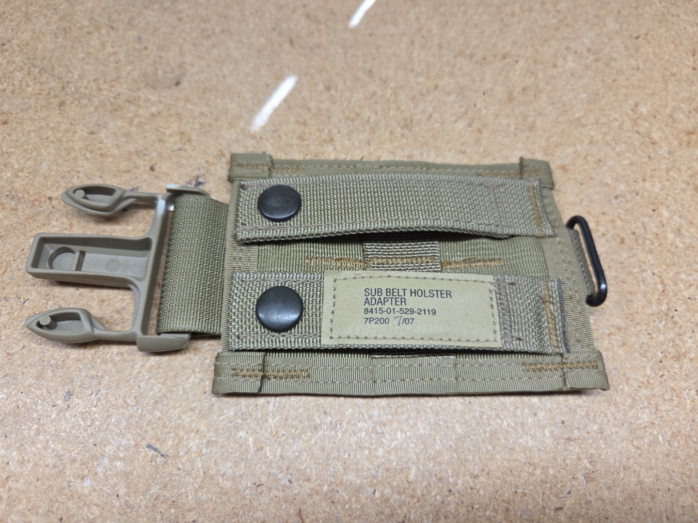 Eagle Industries Molle Khaki Sub Belt Holster Adapter 8415-01-529-2119 (D2)