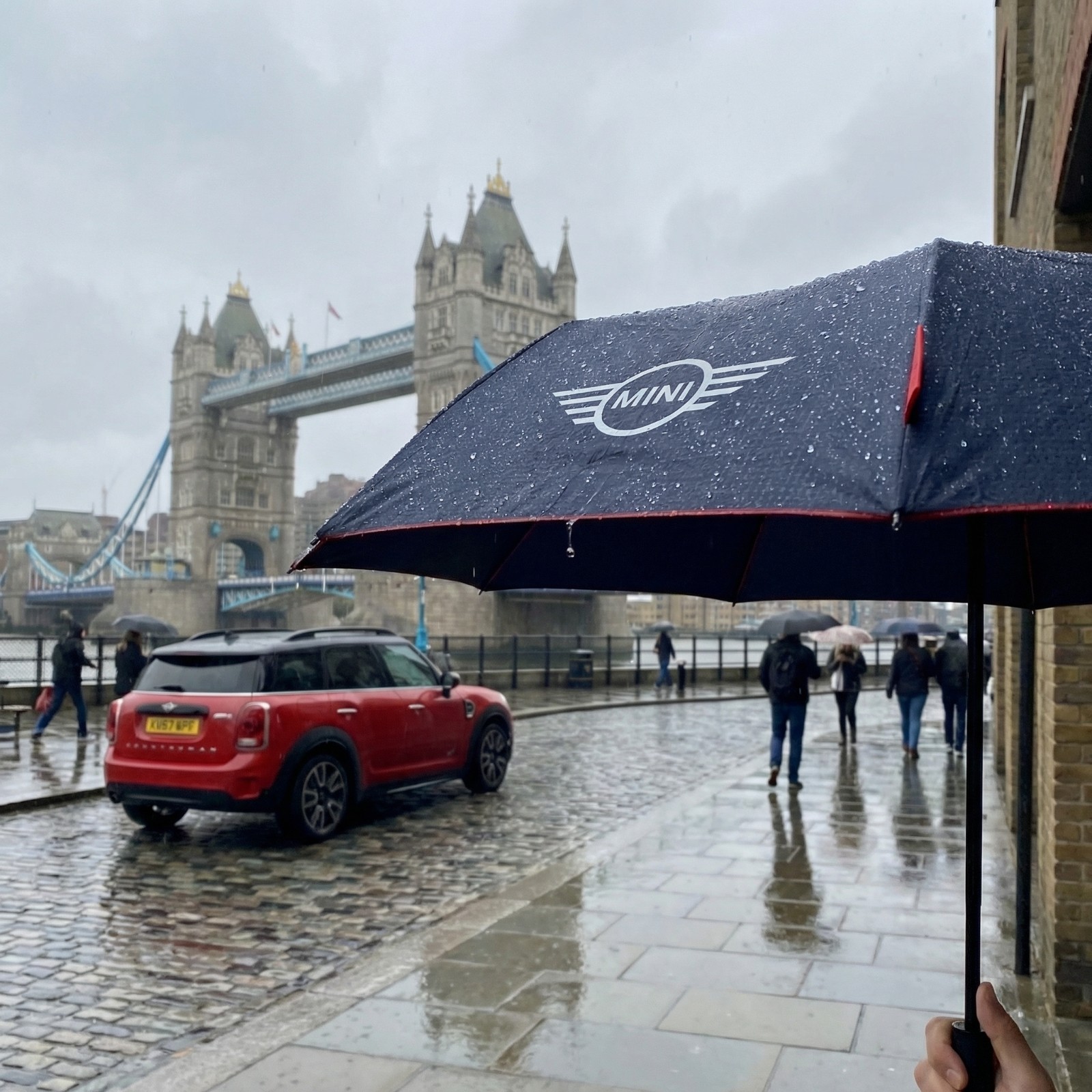 MINI Cooper Umbrella Official Compact Folding Windproof Accessories Gift Brolly