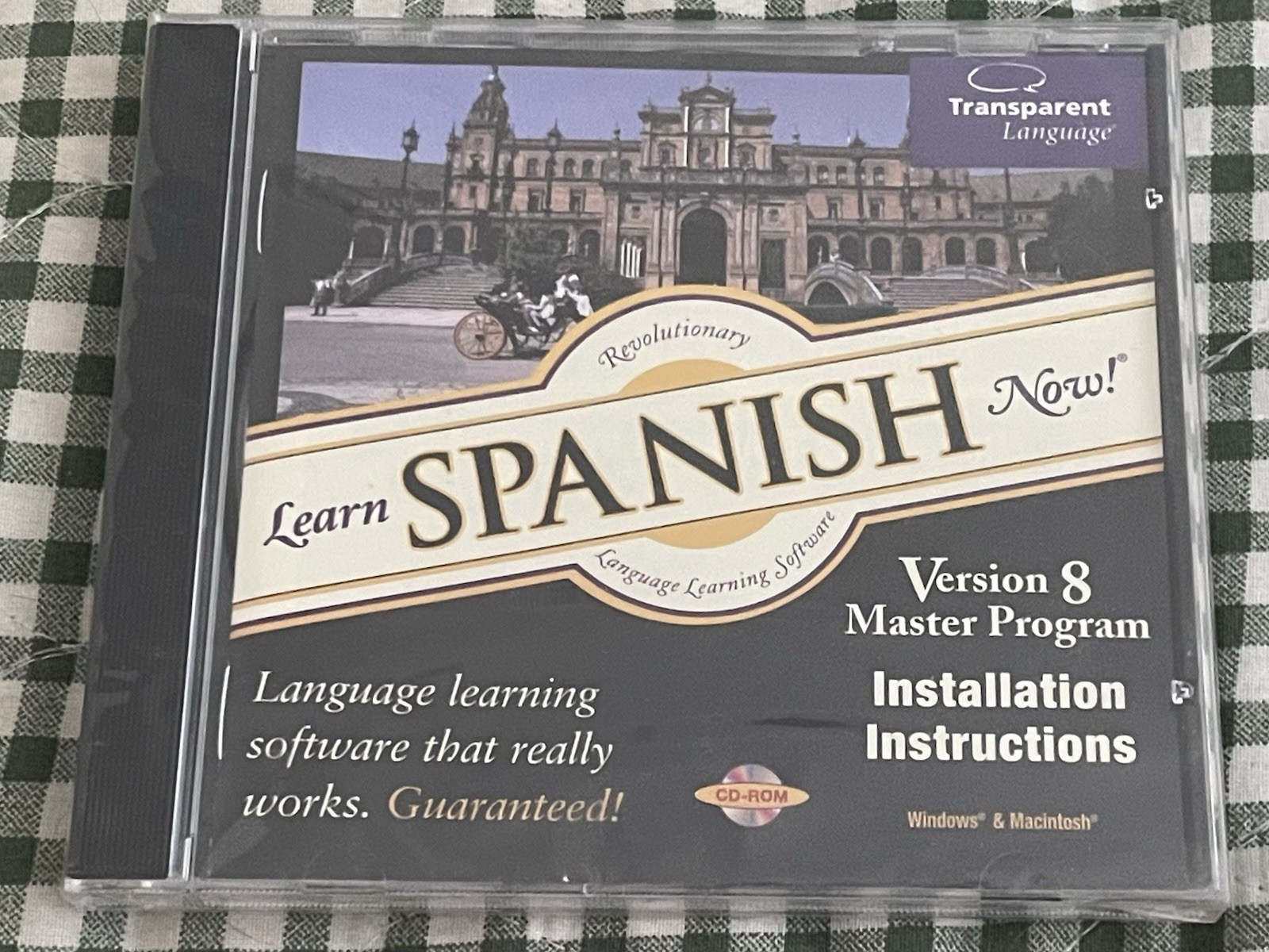 Learn Spanish Now! Transparent Language CD-ROM Version 8 Windows & Macintosh NEW