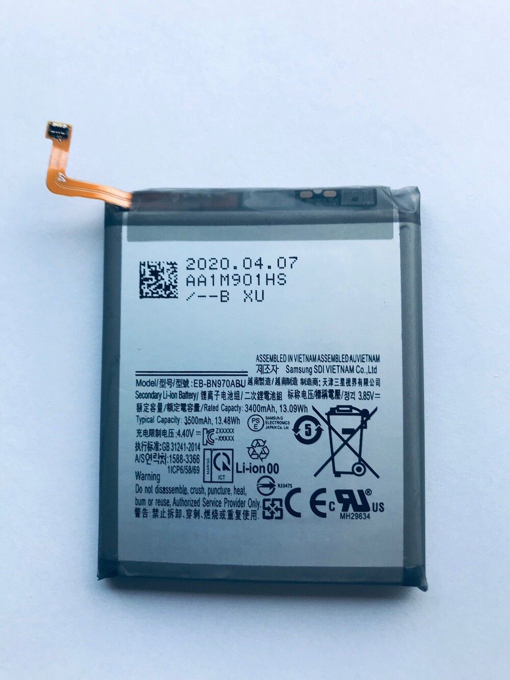 NEW BATTERY FOR SAMSUNG GALAXY NOTE 10 5G N970 N970U N970F EB-BN970ABU 3500MAH