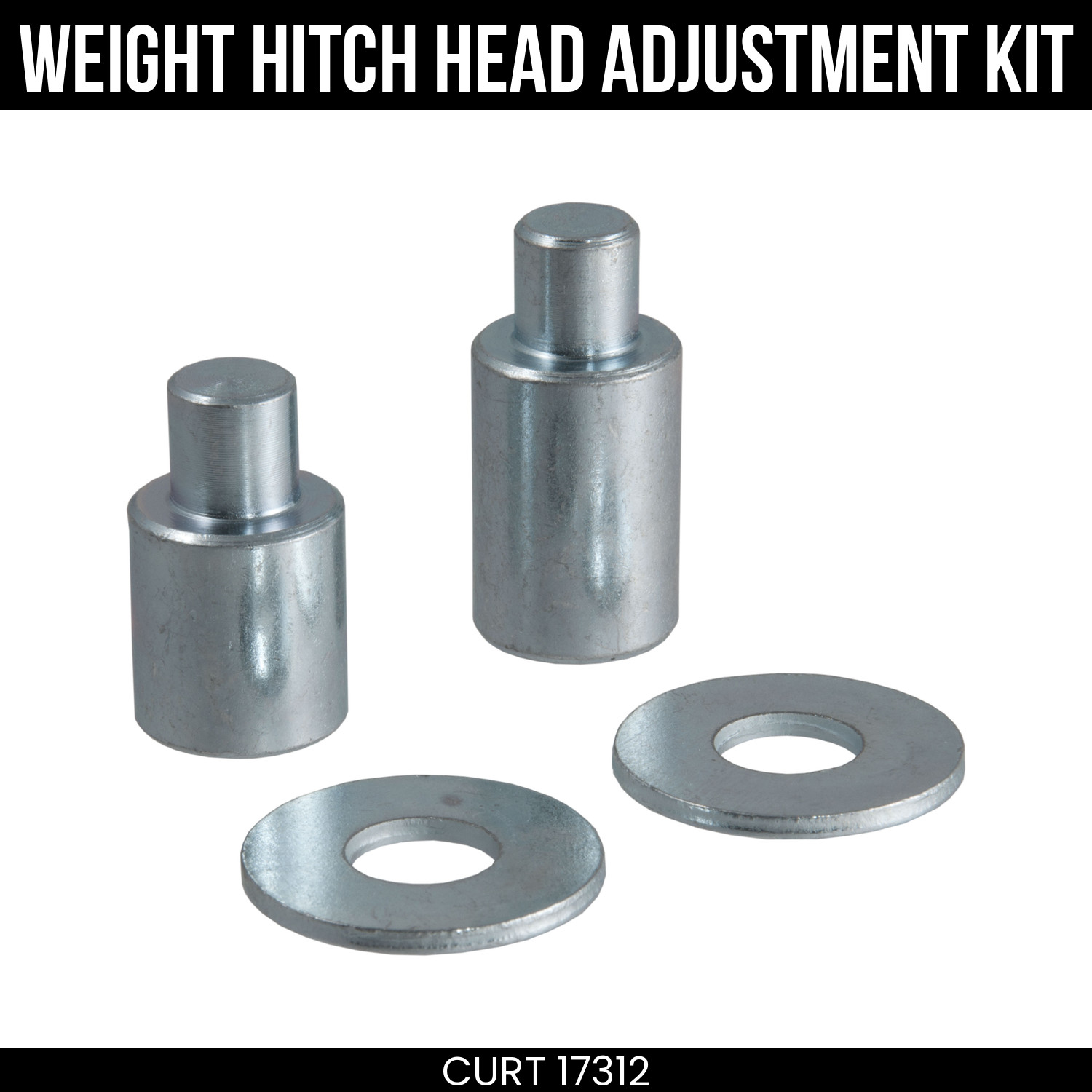 CURT Trunnion Bar Head Angle Adjustment Rod Kit for Weight Distribution Hitch