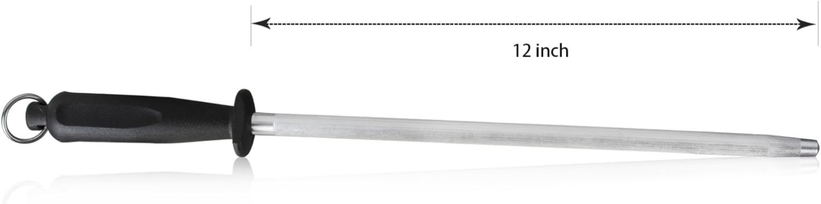Durable Nickel-Chromed 12-Inch Knife Sharpener – Essential for Chefs