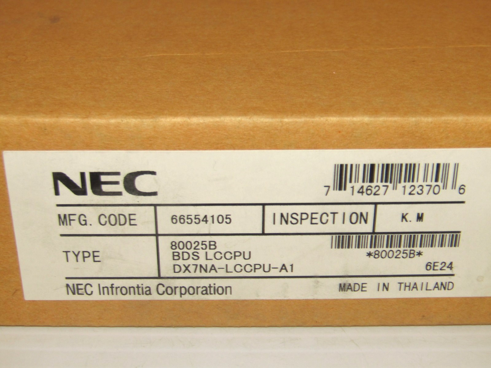 NEC DS 2000 80025B DX7NA LCCPU Main Cabinet Processor Memory Card - CPU Card NEW