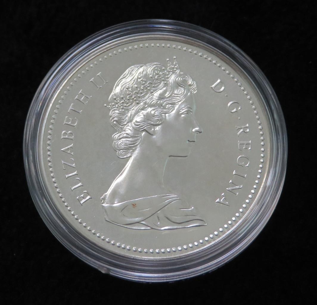 1975 Canada Silver Dollar *Calgary Centennial* in Mint Box