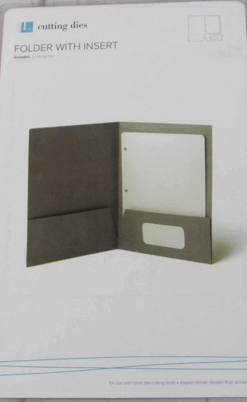 Lifestyle Crafts, Folder with Insert, 3 Cutting Dies, DC-0096