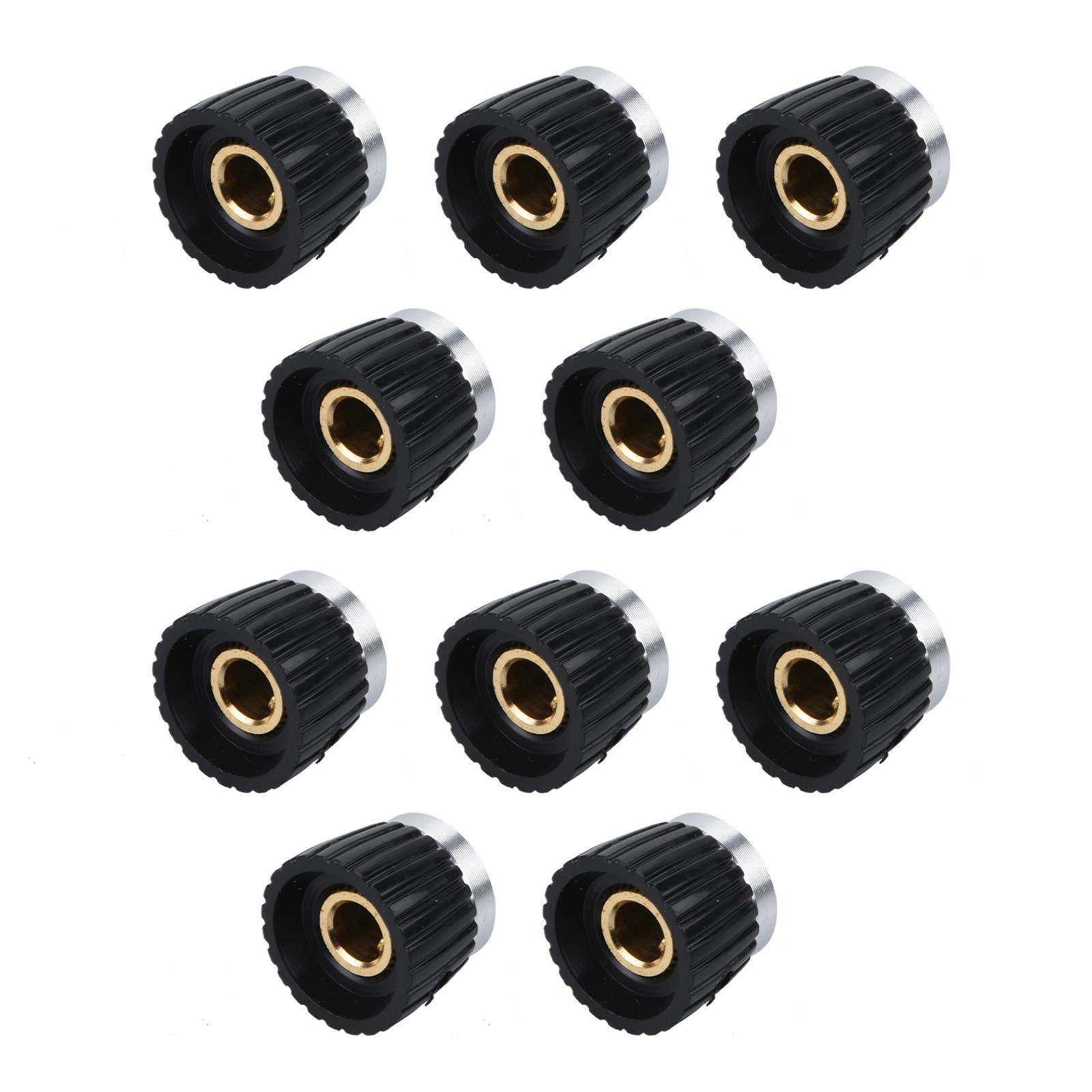 10Pack 20*16mm Aluminum Plastic Pointer Knob For Marshall Guitar Effect Pedal