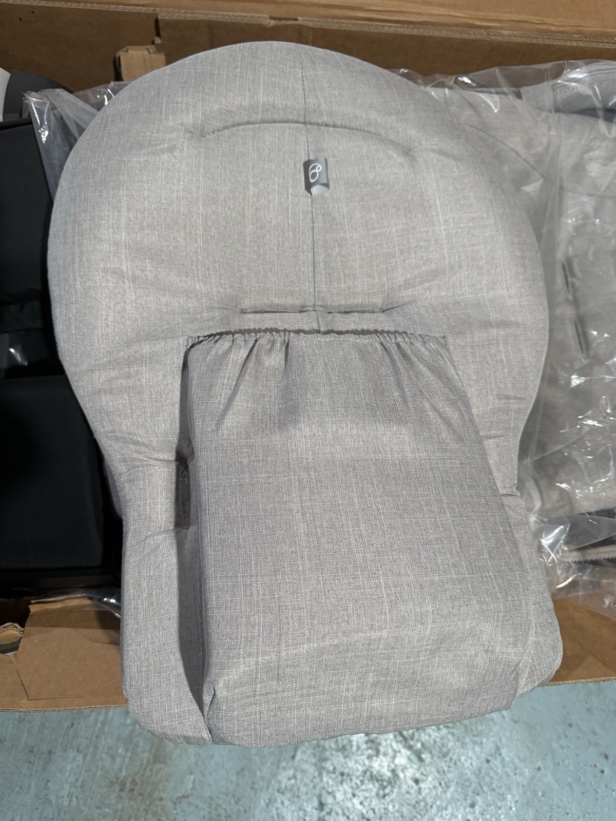 Stokke Xplory Stroller Black Chassis Ans Grey Melange Textiles