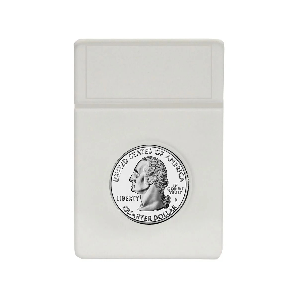 NEW 100pk BCW Quarter Display Slab Insert- White Foam Insert