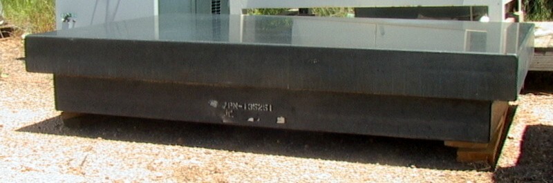 GRANITE Metrology Surface Plate or Optical/Machine Base TABLE TOP Charcoal Grey