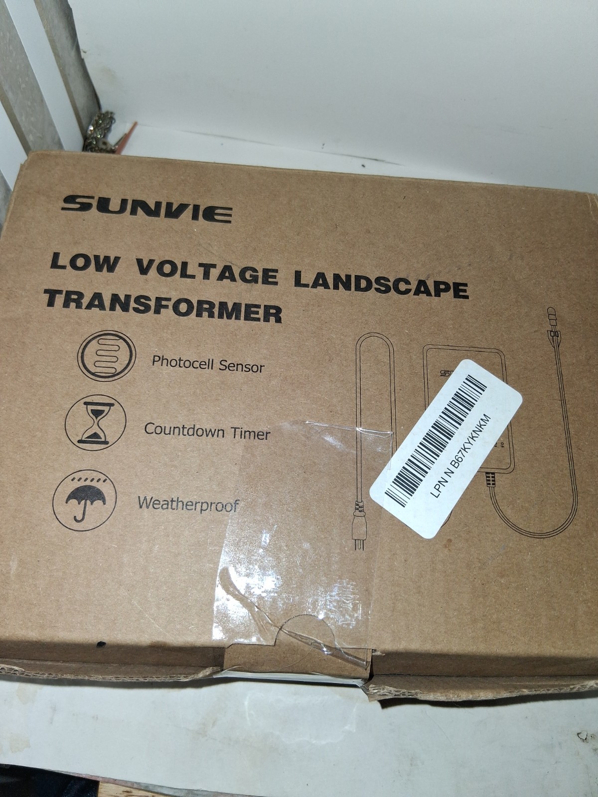 SUNVIE low voltage landscape lighting transformer,