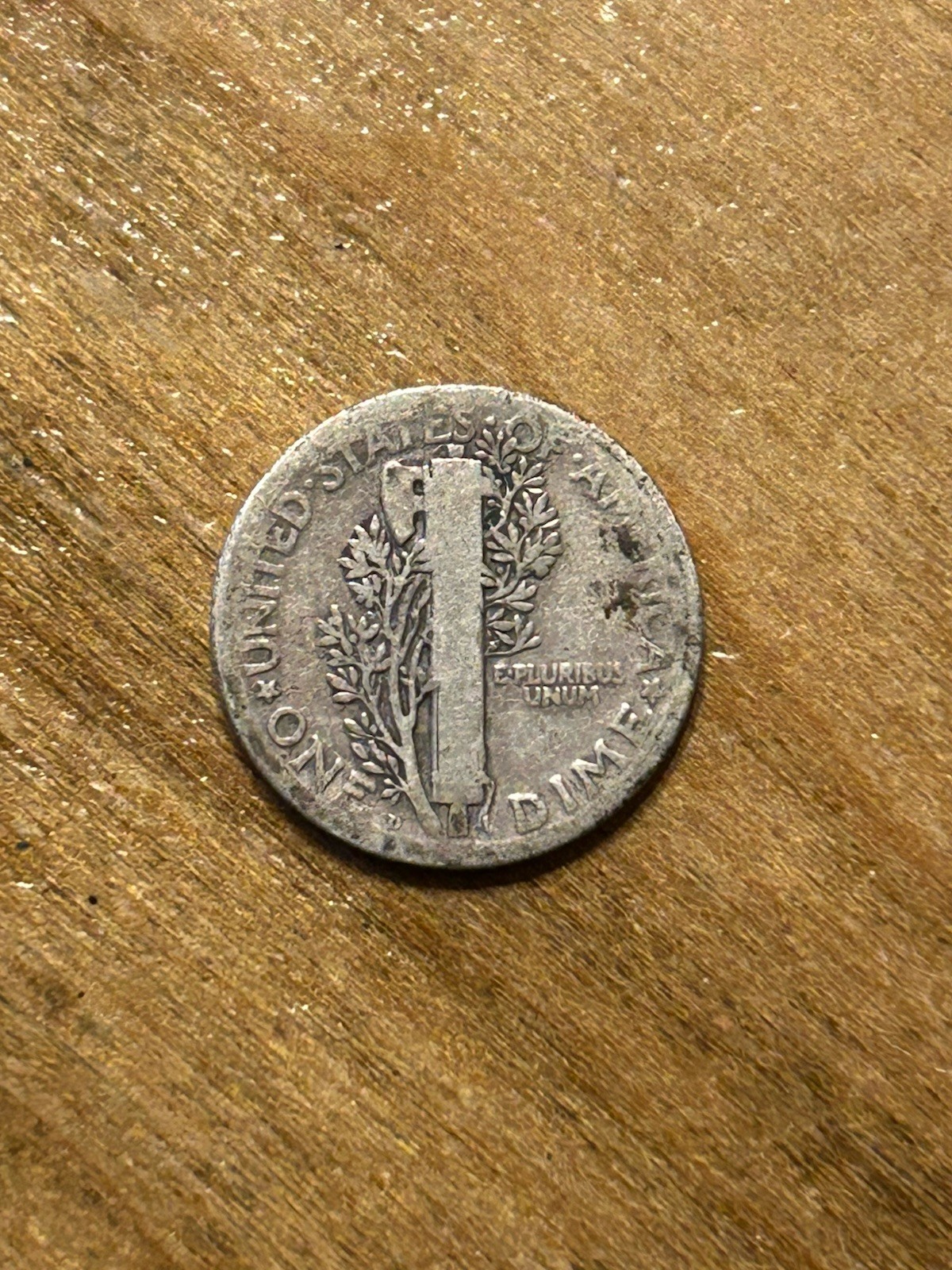1918D Mercury Dime G+