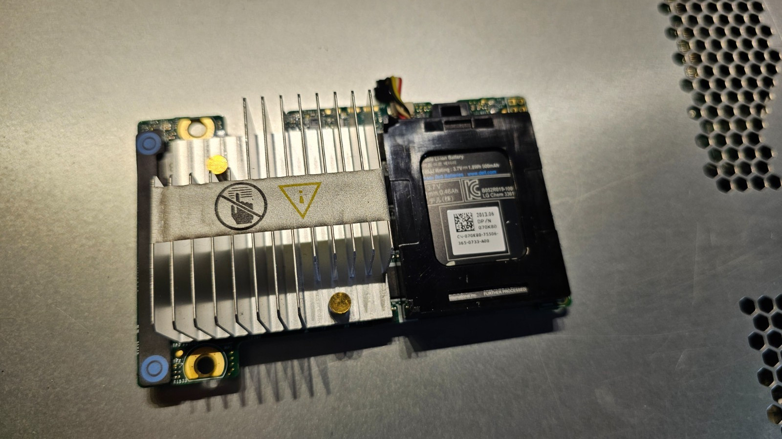Dell Perc H710 Mini Mono RAID Controller w Battery - PN 05CT6D 5CT6D