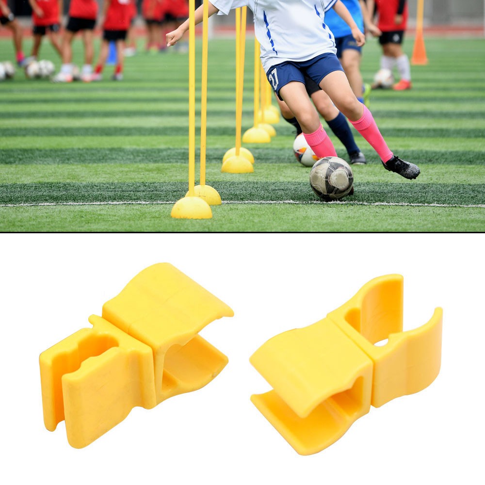 Football Training Flag Pole Clips Fixed Clamp Connector Clips Soccer Head Tube