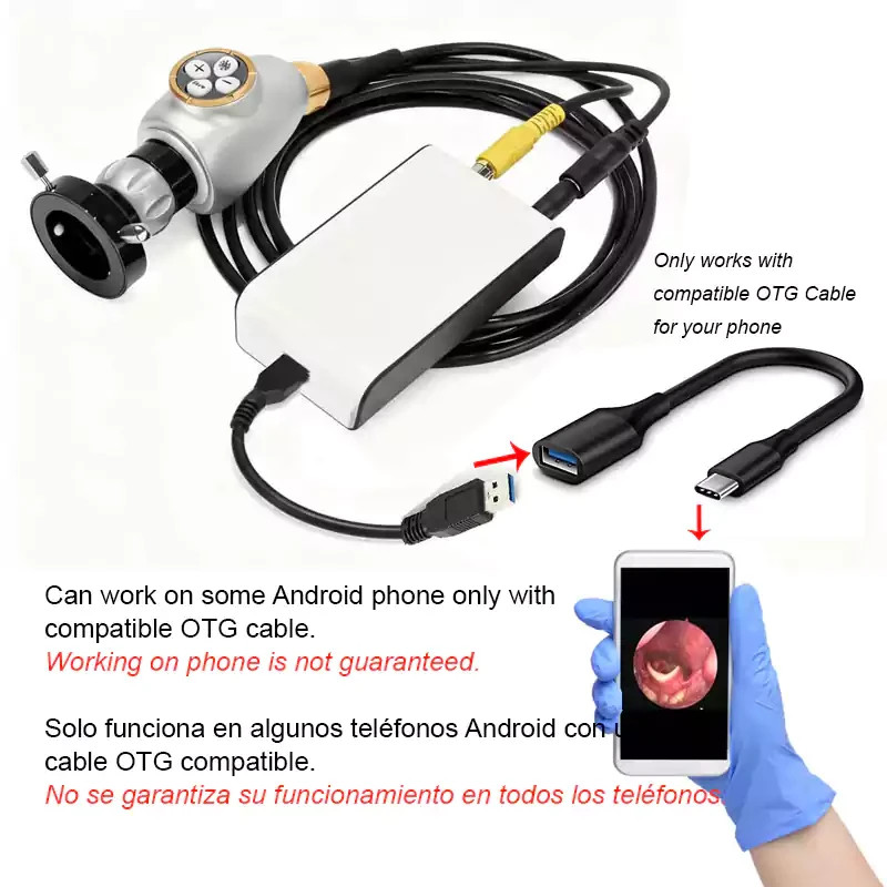 USB Endoscopy Camera Portable HD Medical ENT Endoscope Camera for Windows Mac