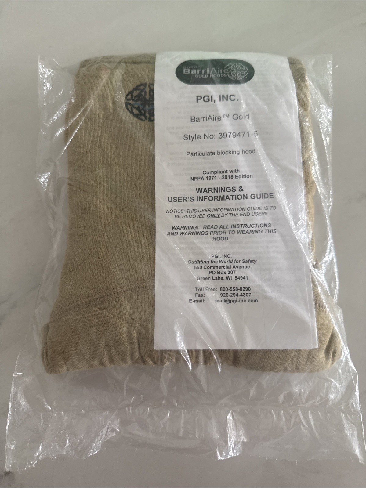 PGI BarriAire Gold Complete Hood Coverage 3979471