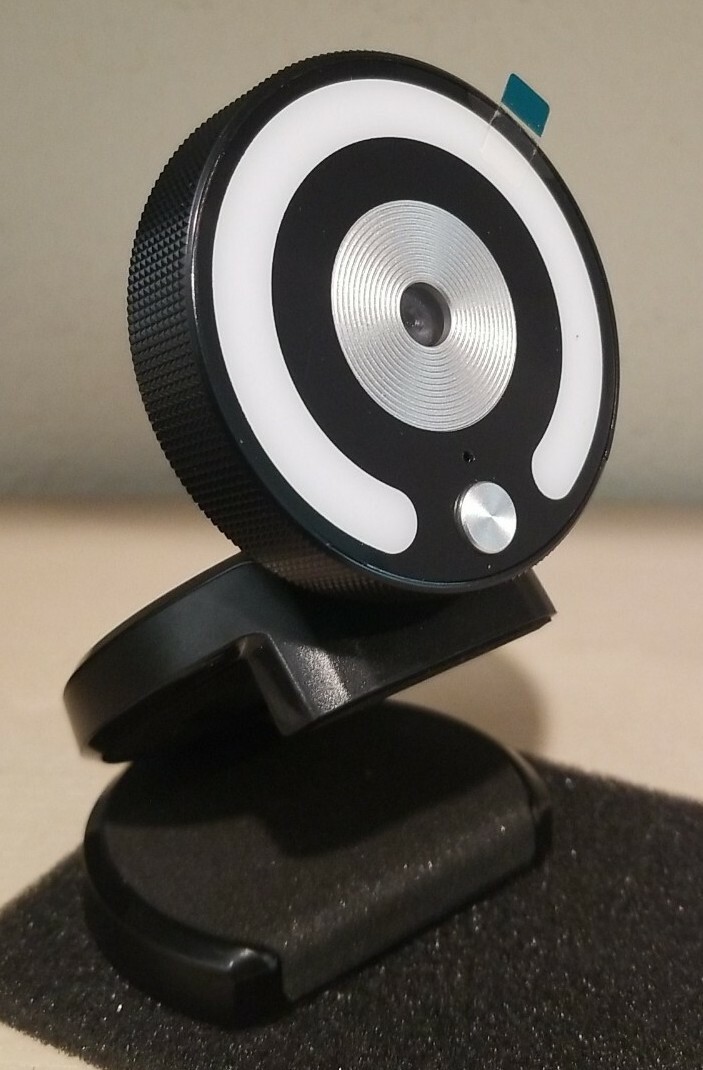Full HD 2K Webcam w/ Flexible Clip Base & Mini Tripod - Type C Interface