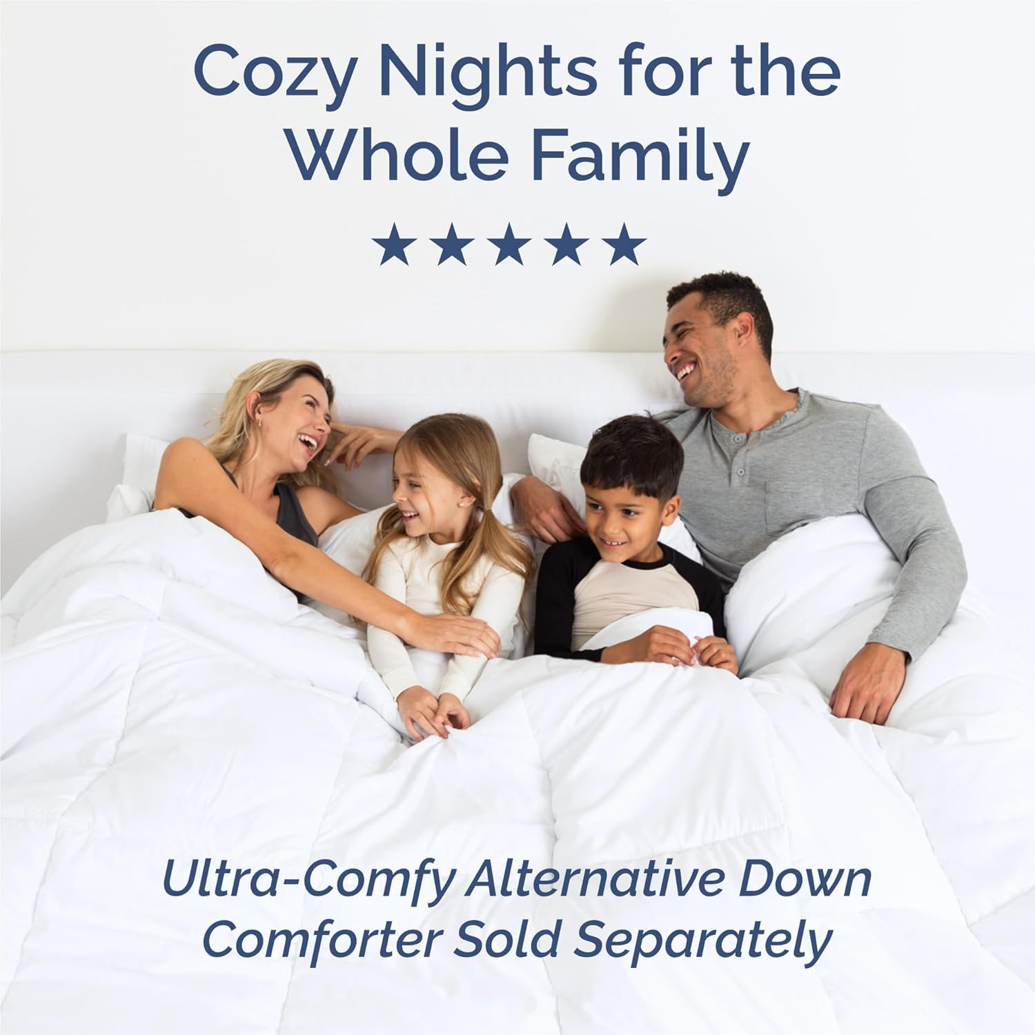 Split King Size 5 Piece Sheet Set - Comfy Breathable & Cooling Bed Sheets Set -