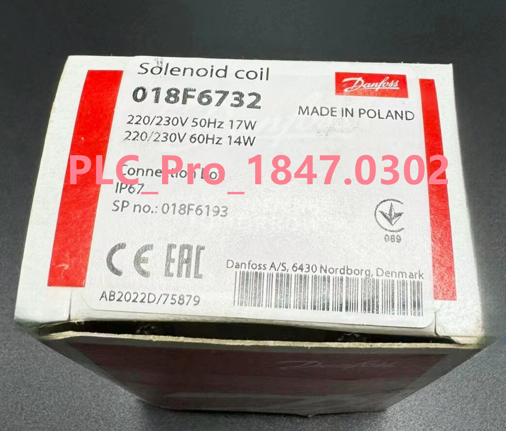 1PCS Brand NEW Danfoss 018F6732 Solenoid Valve Coil 018F6193  Fast delivery