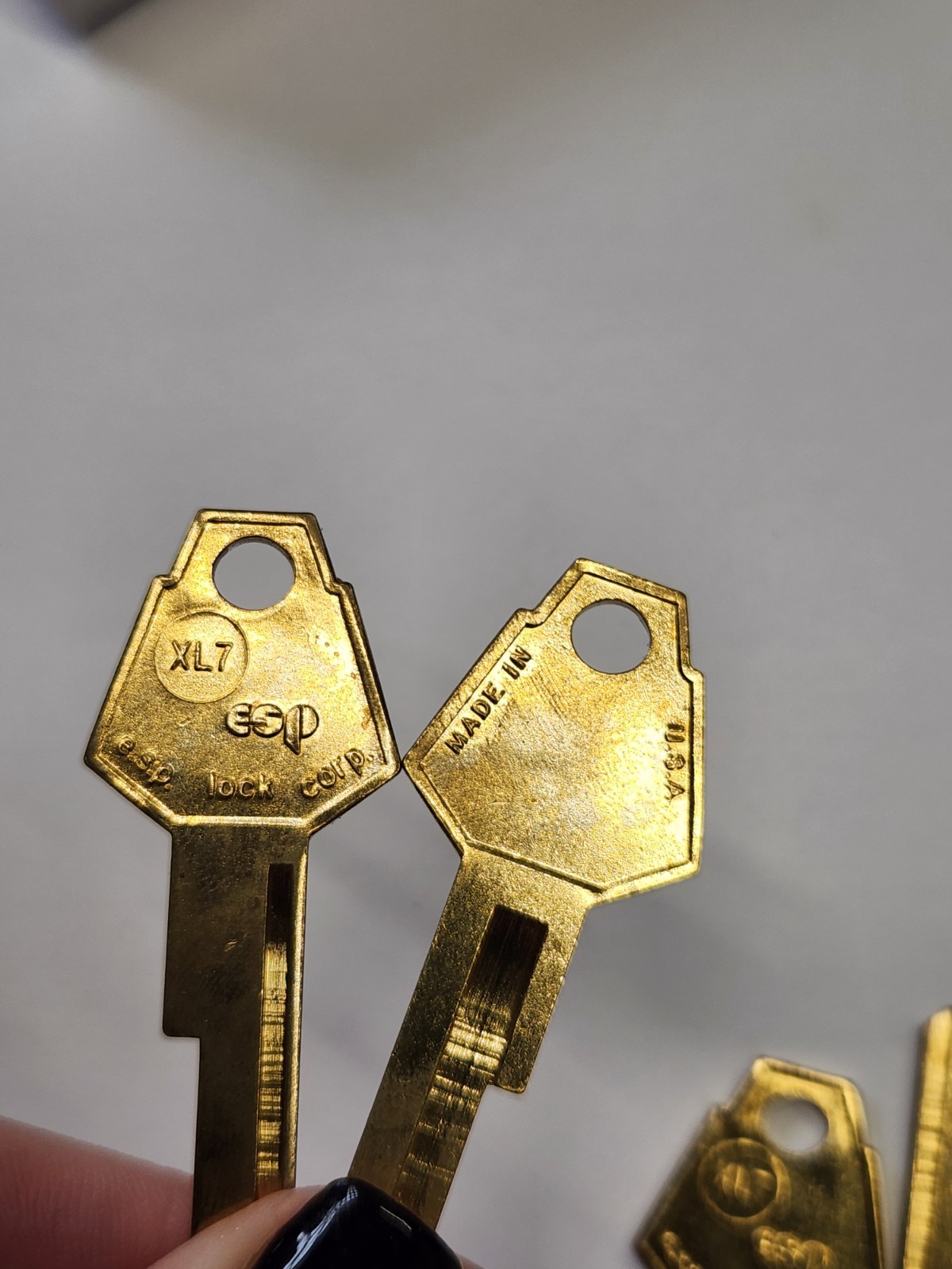 5 ESP XL7 Key Blanks (rm.2-oo)