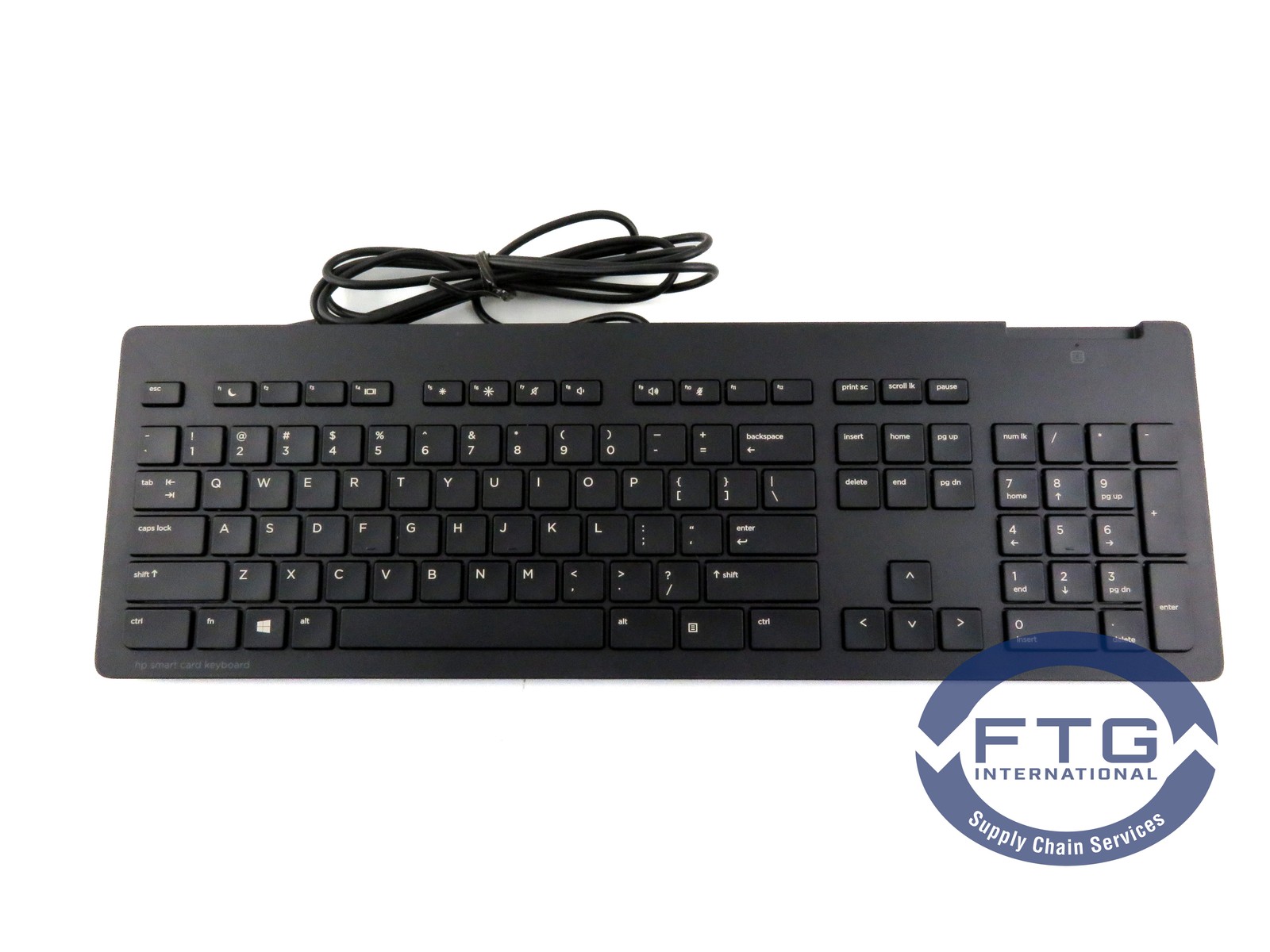 911725-001 / 911502-001 HP USB Slim Smartcard CCID Keyboard Black