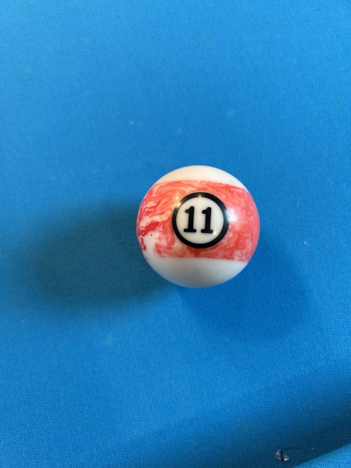 Individual marble Billiard Pool Balls #11 Eleven ball