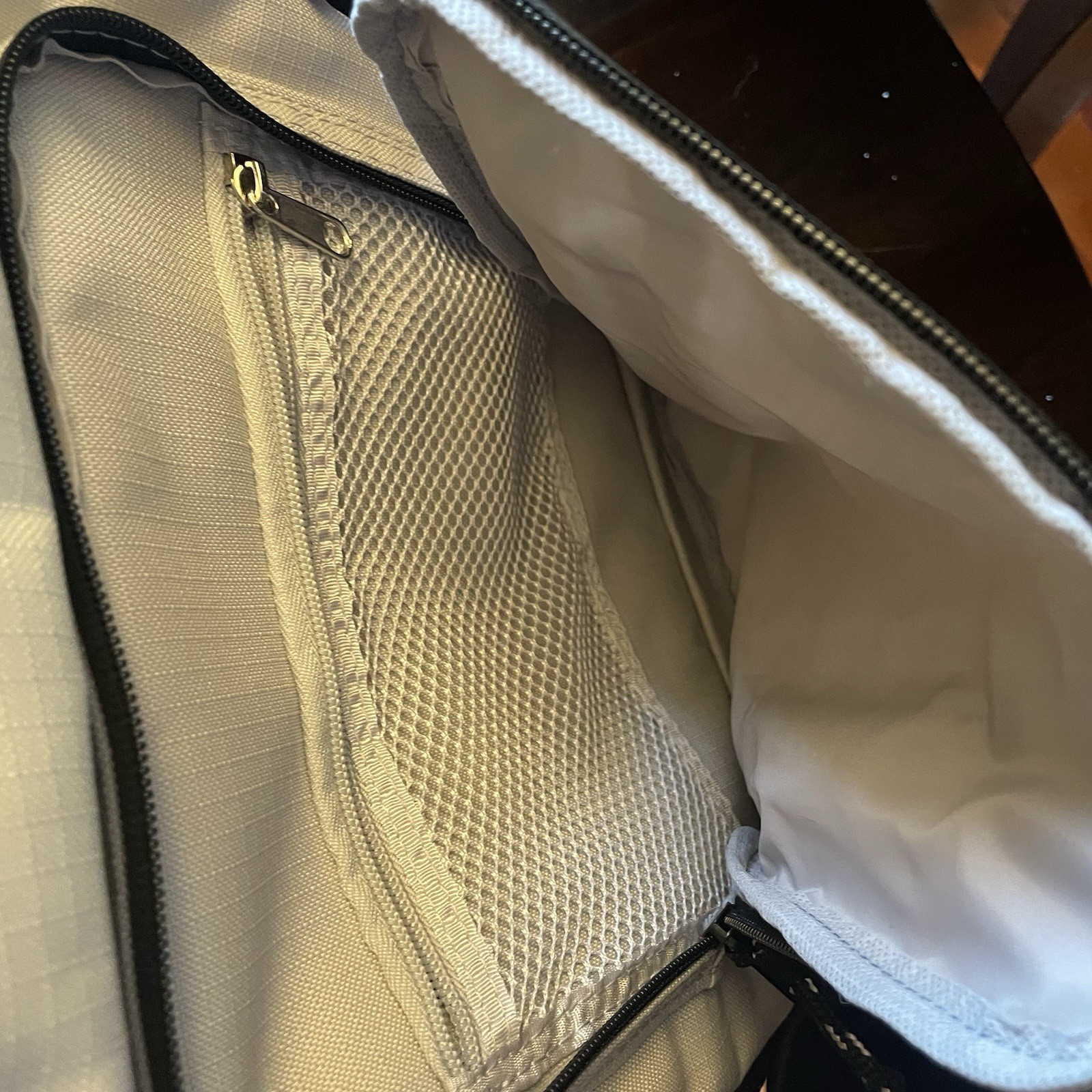 Eastsport Unisex Emerson Backpack Gray Double Zip Inner Pockets